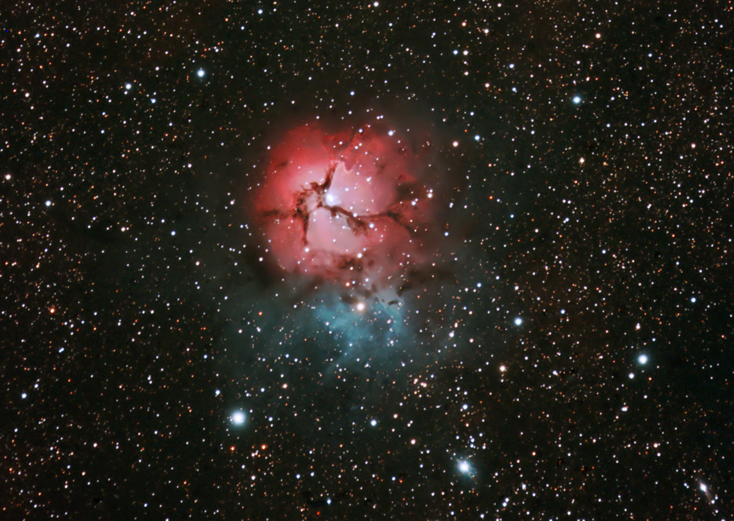 M20. Nebulosa Trífida. Trifid Nebula